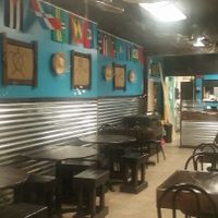 Bright, colorful, cheery interior of Caribbean Connection at Caribbean Connection in Lewisburg
