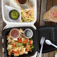 Asian noodles as a set  at Kaleisia Tea Lounge in Tampa