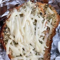 cheezy bread at V Spot Diner in Adelaide