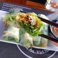 Fresh summer rolls  at What Else Cafe in Hoi An