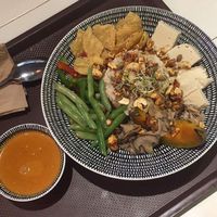 Vegan Buddha bowl with Thai style dressing! at La Juiceria Superfoods Xpress - Avenue K in Kuala Lumpur