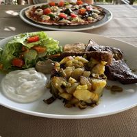 Vegan grill platter  at Ecosteria Parco Santi Angeli in Santi Angeli