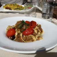 Fettuccine fatte in casa at Ecosteria Parco Santi Angeli in Santi Angeli