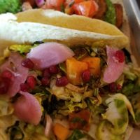 Brussel sprout taco at Bomba Tacos & Rum in Fairlawn