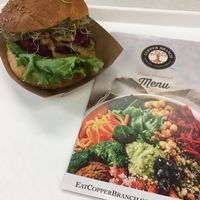 Copper Burger at Copper Branch in Quebec