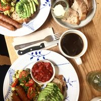 Vegan brunch  at Yellow Rose in Copenhagen
