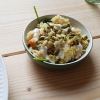 Quinoa and cream (brunch) at Yellow Rose in Copenhagen