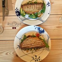 All American sandwiches  at Yellow Rose in Copenhagen