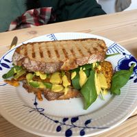 American dream sandwich  at Yellow Rose in Copenhagen