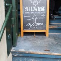It's upstairs. at Yellow Rose in Copenhagen