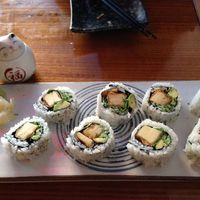 Chikn Sushi Roll $25.80 at Kinyoubi Izakaya in Fitzroy