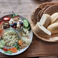 Another "Pflanzenkraft" breakfast at Cafe Juli in Aachen