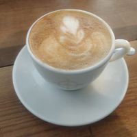 Oat milk cappuccino at Cafe Juli in Aachen