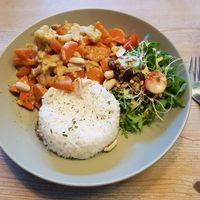 Veganes Curry at Cafe Juli in Aachen