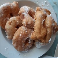 Gebakken ananas en banaan at Yuan in Lelystad