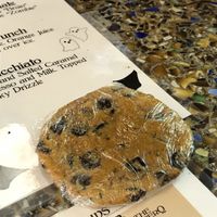 Pumpkin choco chip cookie at The Copper Q in Big Bear Lake