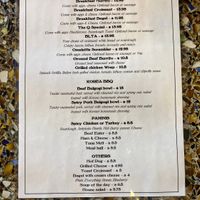 No vegan options, there’s hardly a vegetarian option.  at The Copper Q in Big Bear Lake