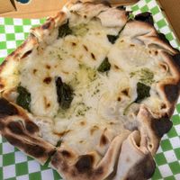 vegan pizza   at The Square in St Just