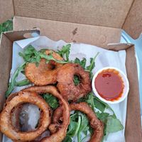 Onion rings at The Square in St Just