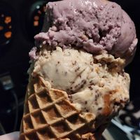 Budderfinger and blueberry cobbler at Monkeywrench in Salt Lake City