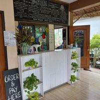 Counter at Bom Bowls in Pai
