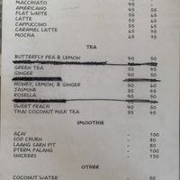 Bebidas  at Bom Bowls in Pai