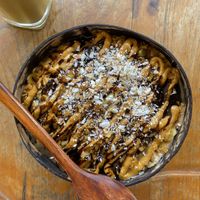 Snickers bowl   at Bom Bowls in Pai