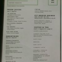 menu 3 at Orchid Vegetarian Cafe in Surfers Paradise