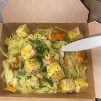Lion City Lili with tofu added   at Foo Dog Curry Traders in Jacksonville