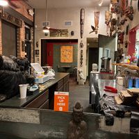 View from register and GrubHub©™ pickup point.  at Foo Dog Curry Traders in Jacksonville