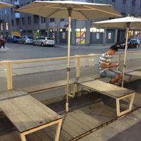 Terrace  at Veganista Ice Cream V in Vienna