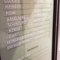 Flavors at Veganista Ice Cream V in Vienna