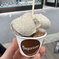 Choco and vanilla!!! 😍 at Veganista Ice Cream V in Vienna