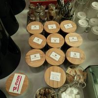 a huge selection of teas and infustions: mix them as you want at Citykonditoriet in Stockholm