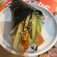 Vegan hand roll at YO! Sushi in Nottingham