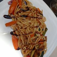 Wok de verduras y tofu at Blu Cafe in Santiago De Compostela