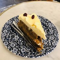 Carrot cake at Blu Cafe in Santiago De Compostela