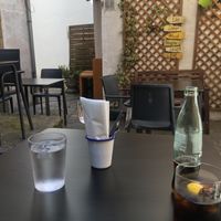 Patio interior 💓 at Blu Cafe in Santiago De Compostela