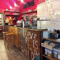 Front counter. at Mangiamore in Reggio Emilia