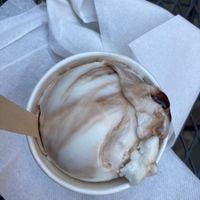 Fudge Mint Gelato (1 out of their 6 vegan flavors) at Bank Street Creamery in Easton