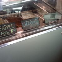 The case  at Bank Street Creamery in Easton