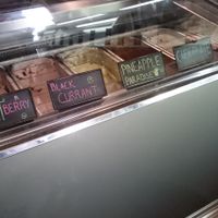 The case  at Bank Street Creamery in Easton