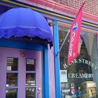 The entrance  at Bank Street Creamery in Easton