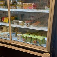 vegan yoghurt, cheese etc at Ayuno in Ghent