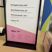 Deals & Dip - plant based options marked  at Panago Pizza - Gerrard St in Toronto