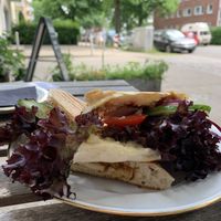 Veganes Panini at Cafe Brooks in Hamburg