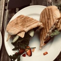 Panini mexican vegan version  at Cafe Brooks in Hamburg