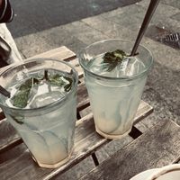 Summer lemonade  at Cafe Brooks in Hamburg