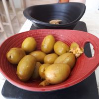 Olive tapas at BioPicnic in Ronda
