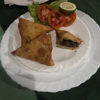 Lentil samosas  at Spices and Herbs Restaurant in Arusha